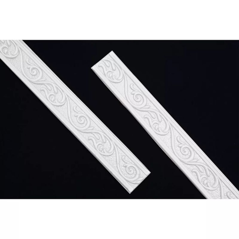 Wallpaper List Border Foam 3D Ukir Putih || walpaper list profil