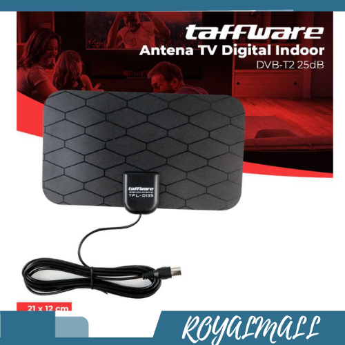 Antena TV Digital Indoor DVB-T2 25dB Grid Jack Male Plug / Antena Penguat Sinyal Tv Signal Tabung Di