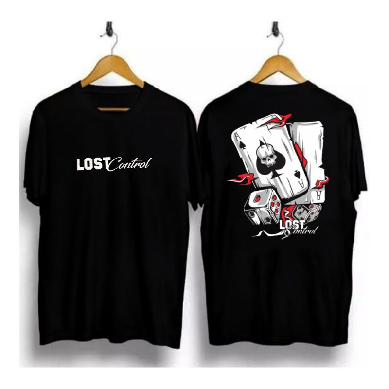 KAOS PRIA WANITA/KAOS KEREN/KAOS MURAH/-LOST CONTROL