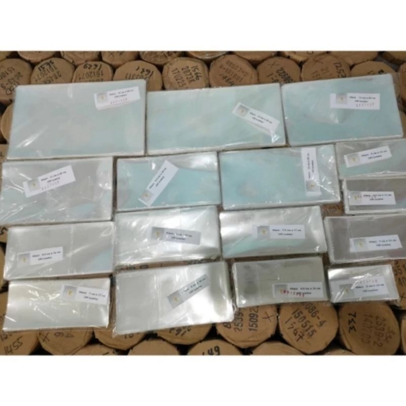Plastik OPP Pelindung Uang Kertas 75 x 170 mm