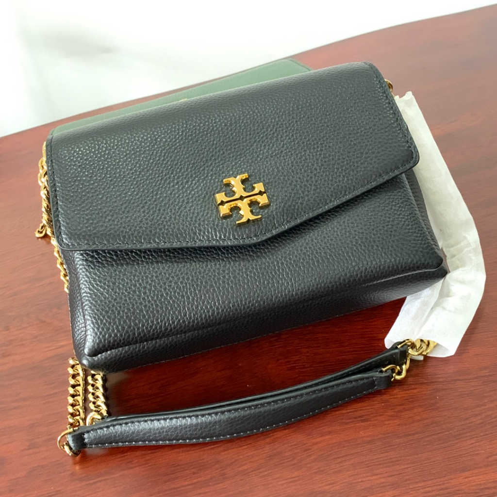Tas akordeon KIRA PEBBLED terbaru 74643TB Tory Burch