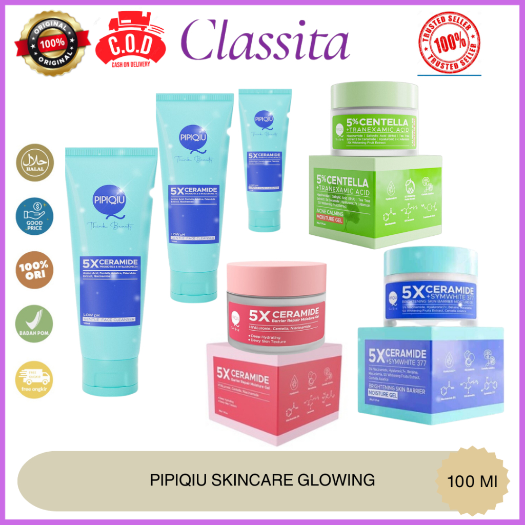 𝐂𝐋𝐀𝐒𝐒𝐈𝐓𝐀.𝐈𝐃 - Pipiqiu Moisturizer / Pipiqiu 5x Ceremide / Pipiqiu Symwhite 377 / Pipiqiu Centella / 