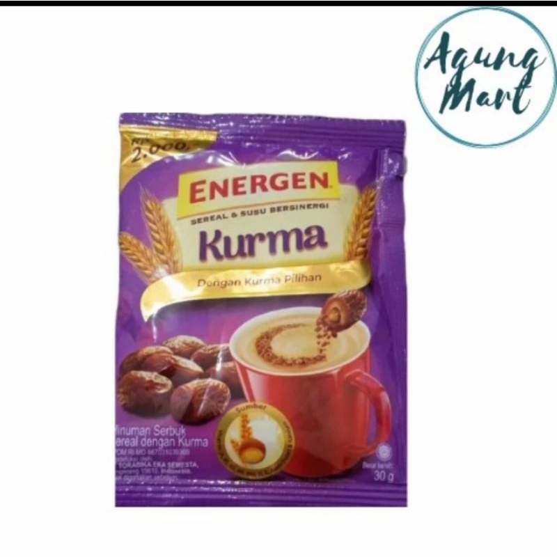 

Energen Cereal Instant Kurma Sct 29g