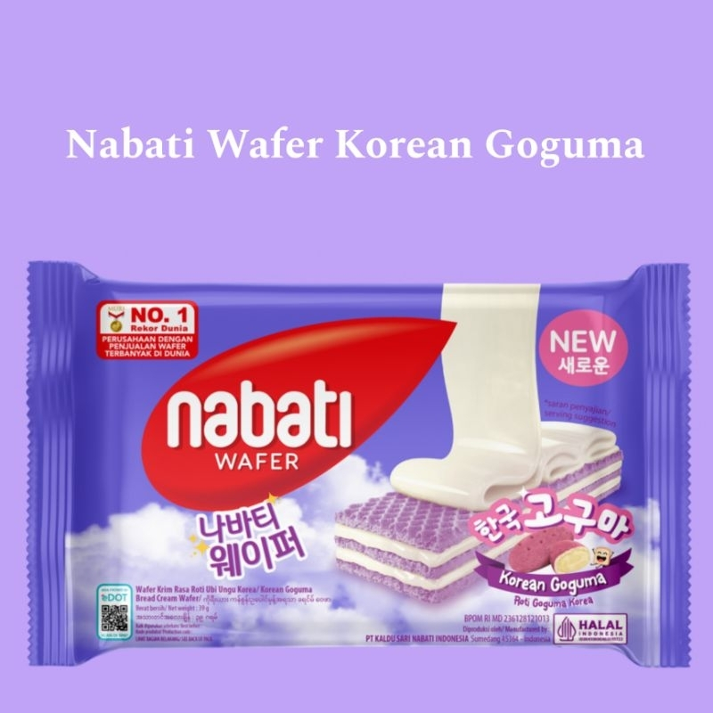 

Nabati wafer 39gr Goguma Korea