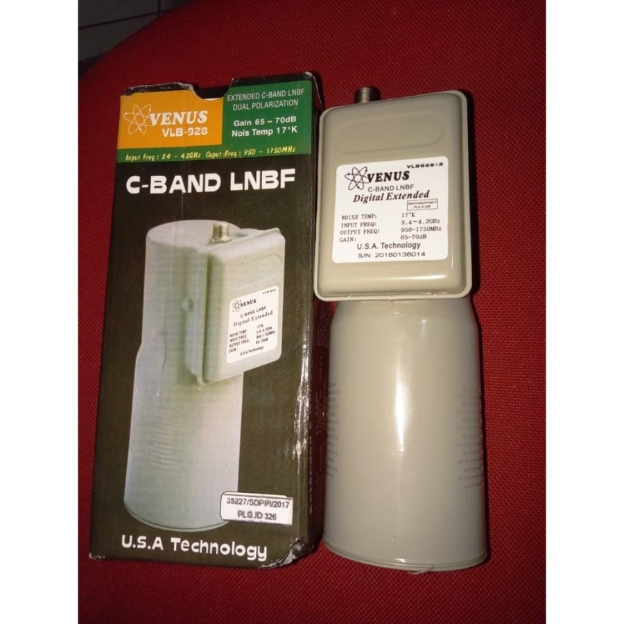 LNB Venus Single C Band 1 Receiver LNBF VLB-928