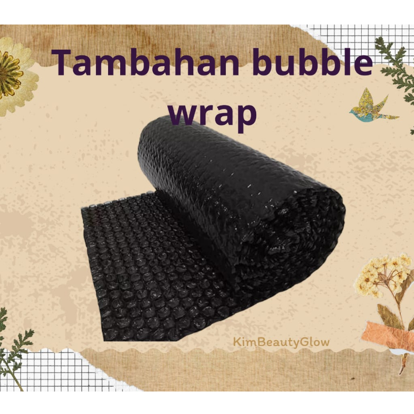

Packing Tambahan Bubble Wrap untuk menambah keamanan pada produk