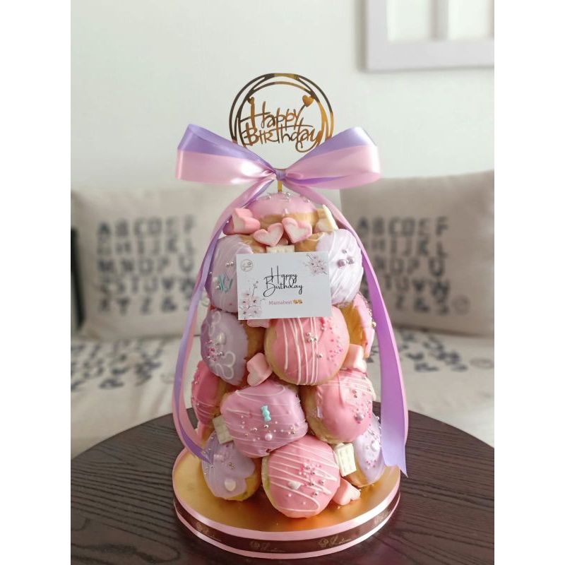 

Donat Tower donat susun donat birthday donat ultah donatisi donat bomboloni donat karakter