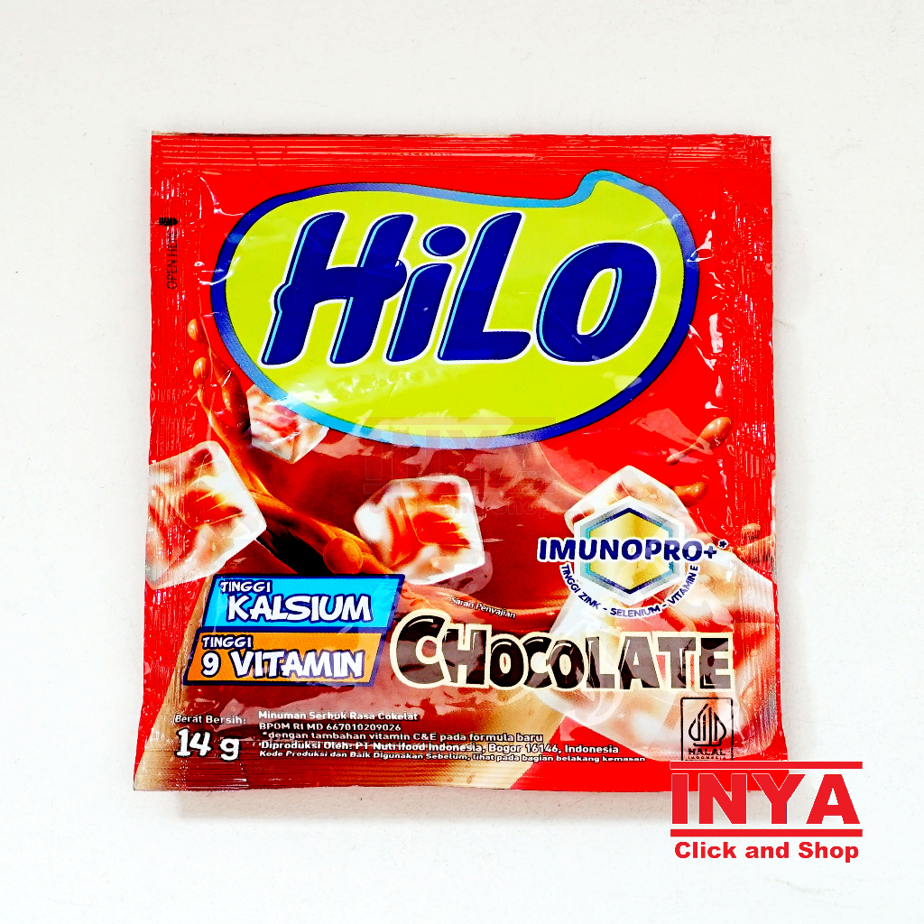 

Hilo Susu Chocolate 14gr Sachet - Susu Bubuk - Milk Powder