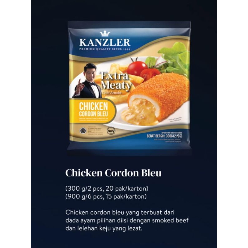 

Kanzler Chicken Cordon Bleu 300gr