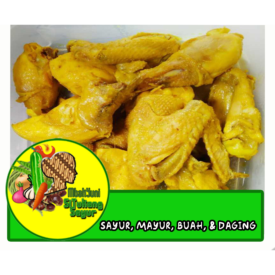 

Ayam Potong Ungkep Bumbu Kuning 1ekor (Potong 4)