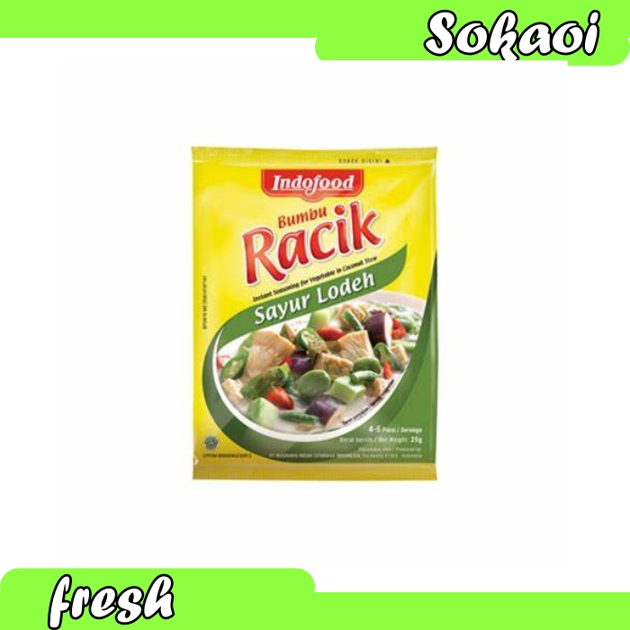 

BUMBU RACIK INDOFOOD SAYUR LODEH INSTANT