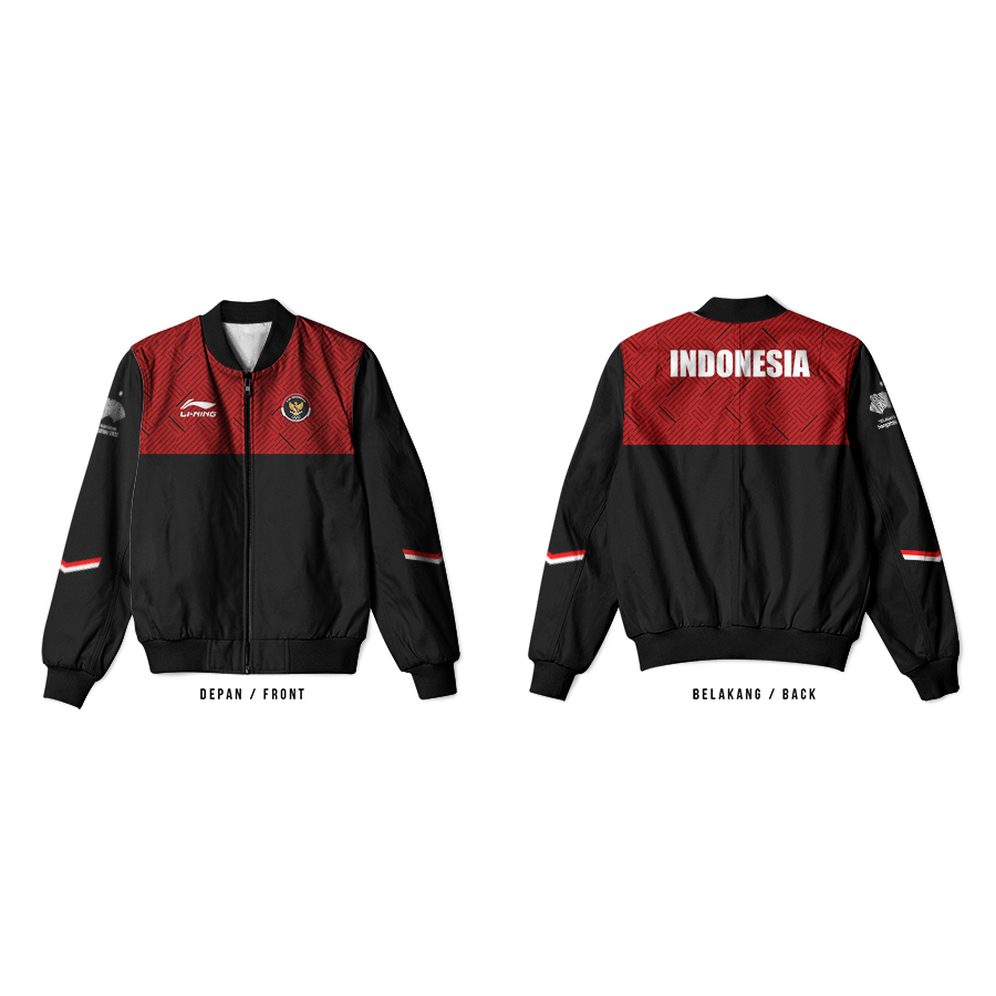 Jaket Bomber Asian Games Hangzhou China 2023/2022 art-4 Dewasa Pria Wanita Custom Fullprint