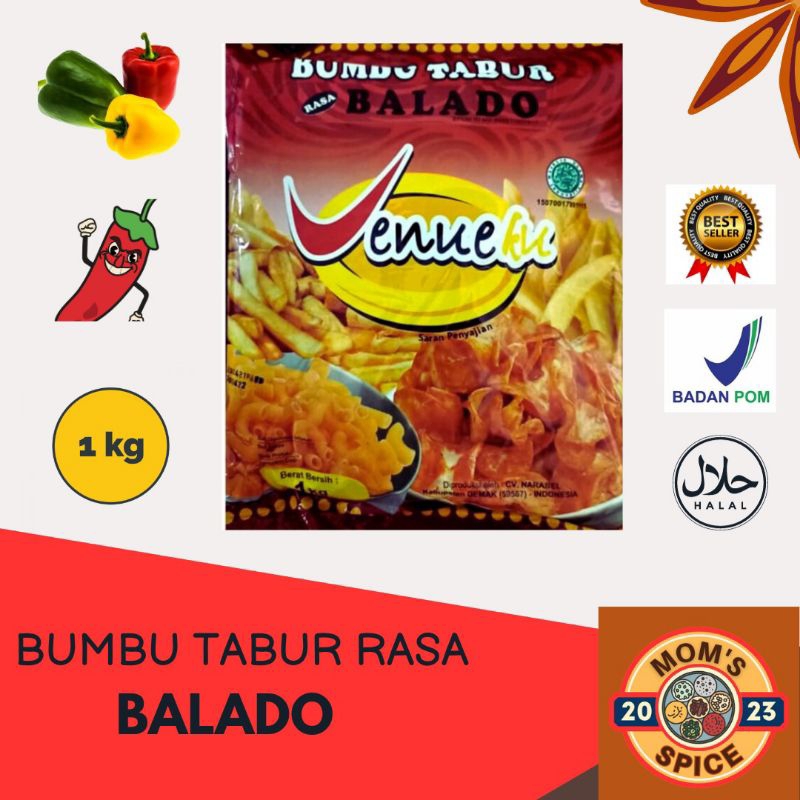 

BUMBU TABUR VENUS/VENUE/VENUEKU RASA BALADO 1KG TERMURAH