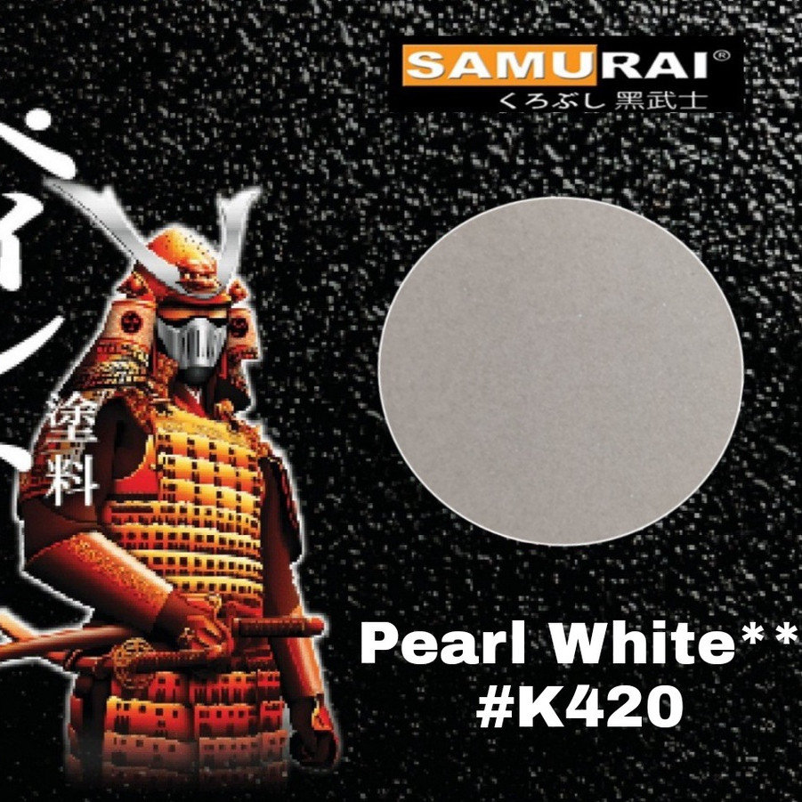 

GROSIR.COD. Samurai Paint Pearl White K420 Warna Putih mutiara kawasaki Cat pilok warna samurai