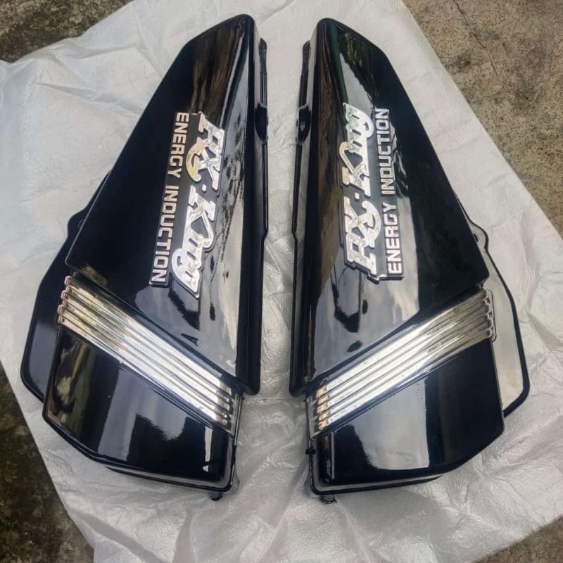 Bok aki tutup samping yamaha rx king lis cobra set emblem rx king