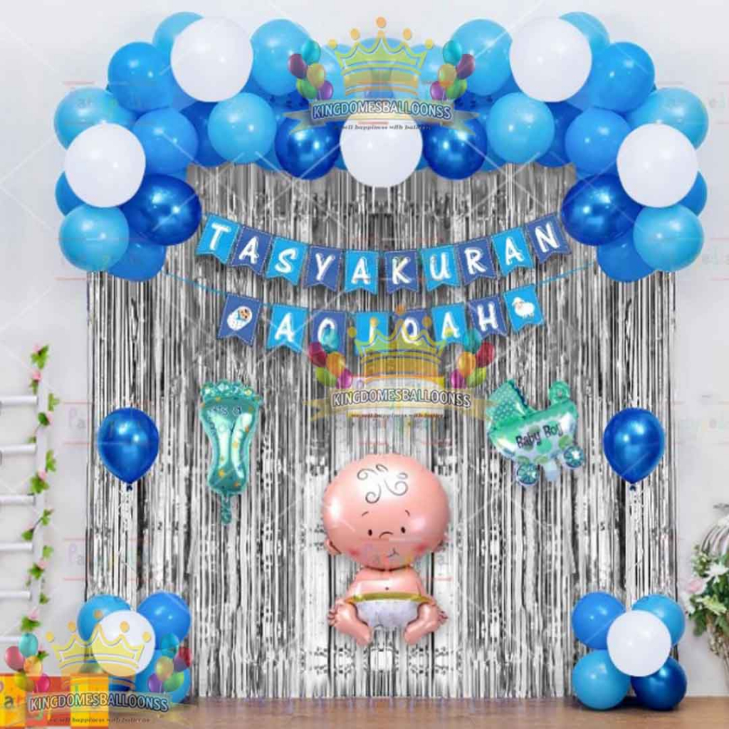 PAKET DEKORASI TASYAKURAN AQIQAH ANAK LAKI-LAKI Dan Perempuan Boy / Girl