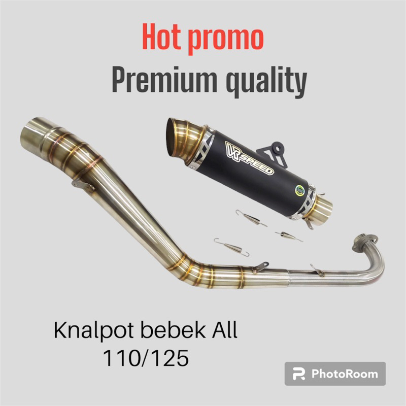 KNALPOT BEBEK 110/125 ORIGINAL VR SPEED RACING