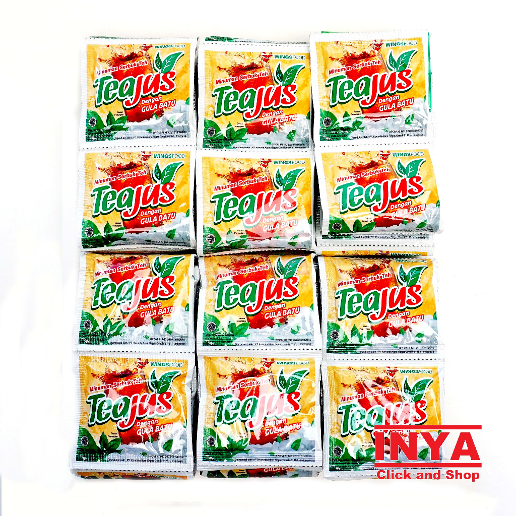 

TeaJus Gula Batu 60x7gr PACK - Minuman Serbuk Teh - Tea