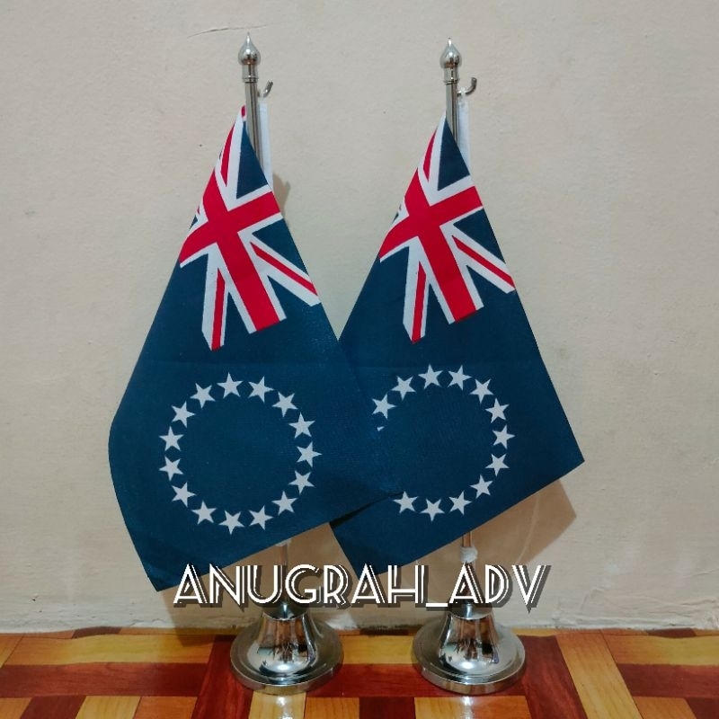 

tiang stainless bendera meja KEPULAUAN COOK