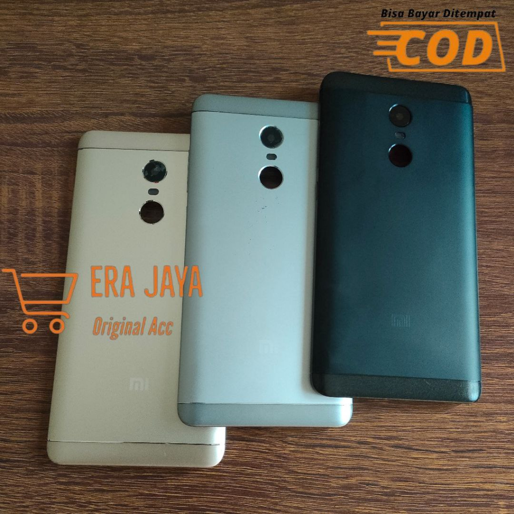 Backdoor Casing Tutup Belakang Hp Xiaomi Xiomi Redmi Note 4 Global - Not 4X Snapdragon Backdor Back 