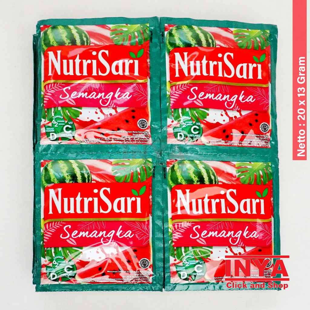 

NutriSari Semangka 20x13gr Renceng - Minuman Serbuk - Instant Powder Drink