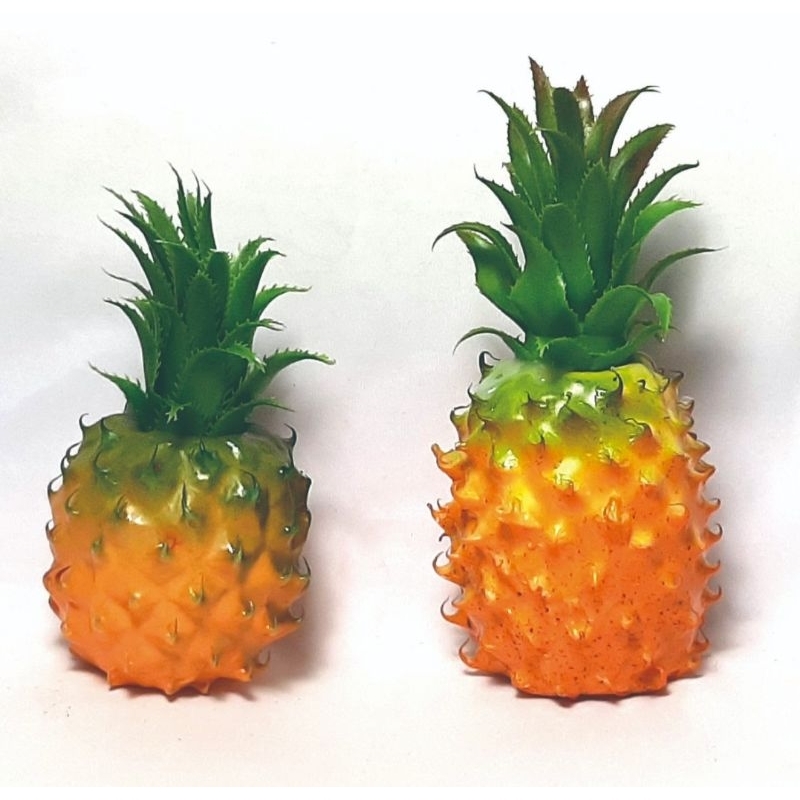 replika buah nanas hias buah pajangan pineapple fake nanas artifisial buah fruits pajangan jus buah
