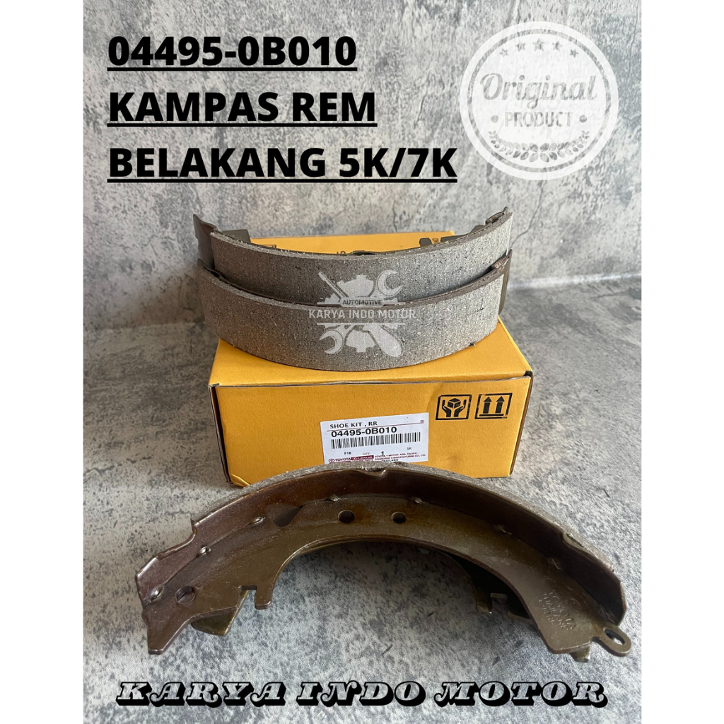 BRAKE SHOE KAMPAS REM BELAKANG KIJANG 5K / 7K 04495-0B010/0B020
