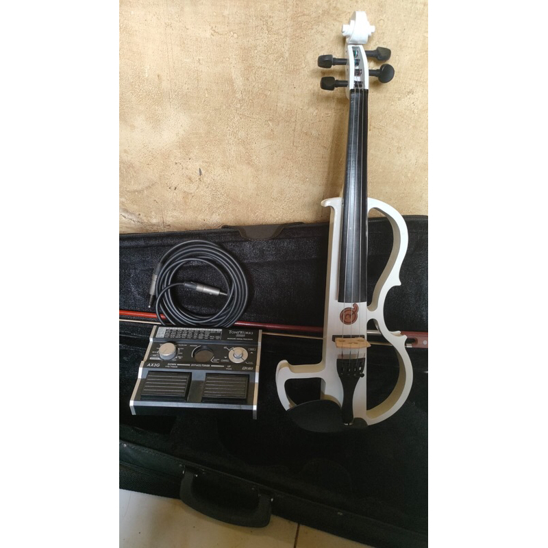 Biola Elektrik MANDALIKA & Efek KORG ax3g Tone work