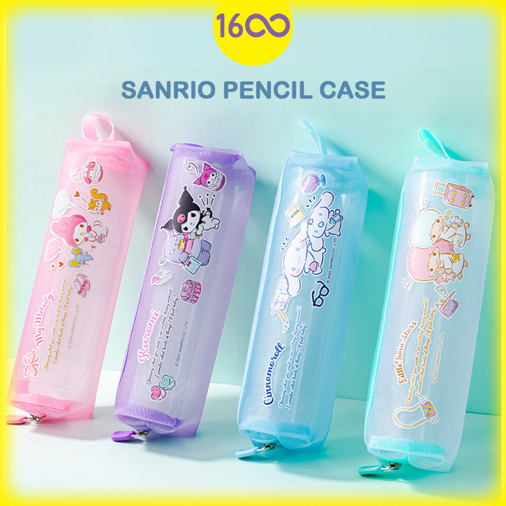 

Sanrio Mesh Pencil Case | Kotak Tempat Pensil Sanrio | Sanrio Pencil Pouch