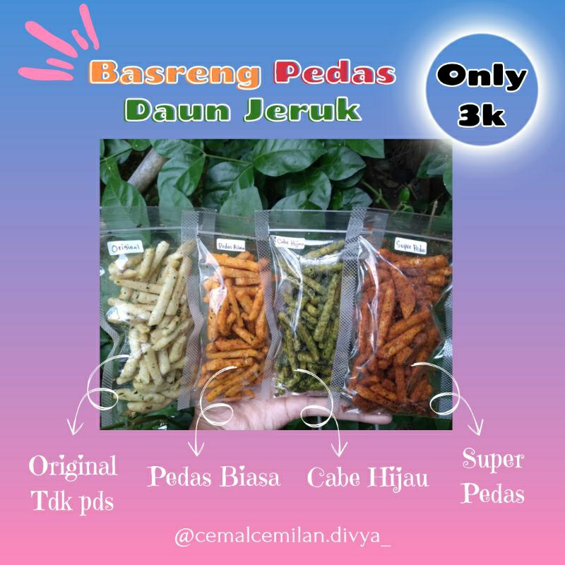 

[ BISA COD ] BASRENG PEDAS DAUN JERUK 30gr
