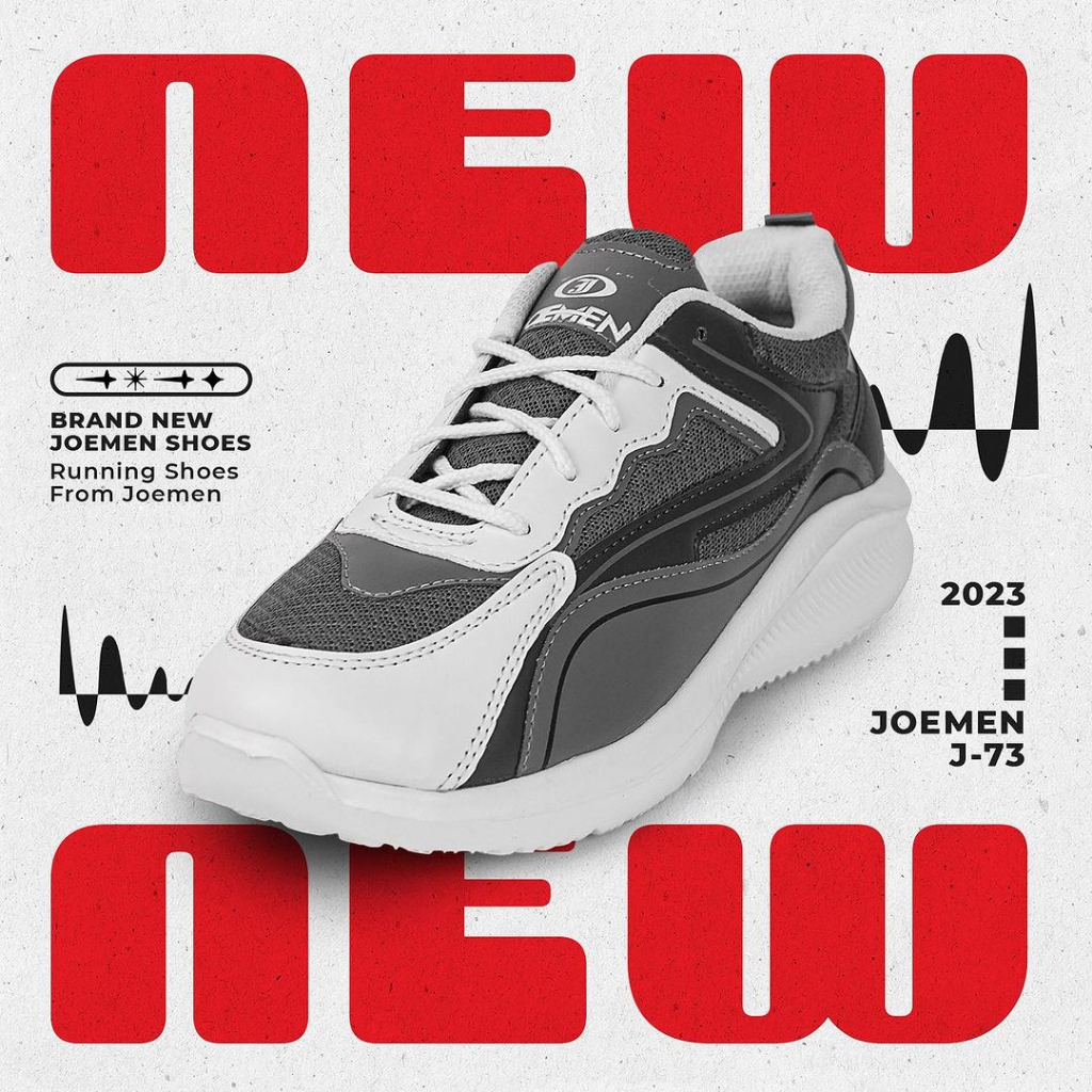 Sepatu JOEMEN J 73 Sport Running Pria Kekinian 100% Original