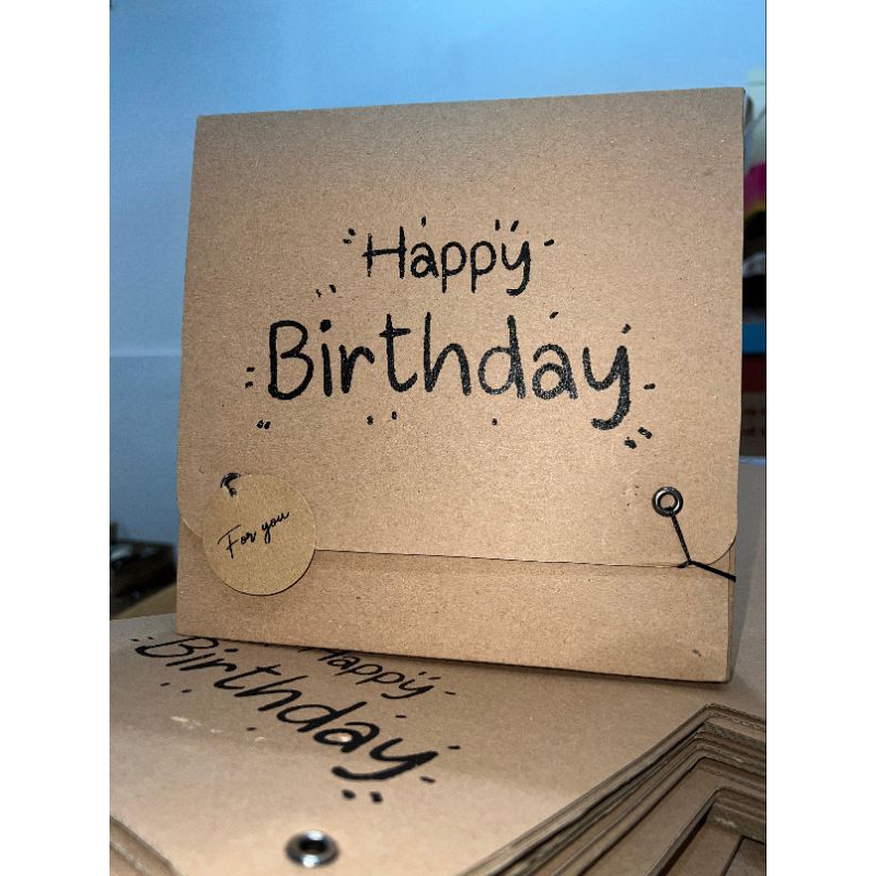 

Kotak Kado / Gift Box / Kado Ultah / Box Happy Birthday Bagmail Finishing Glitter Hitam