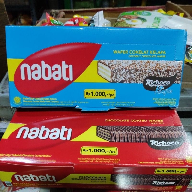 

Nabati coated perbox isi 12 bgks per box