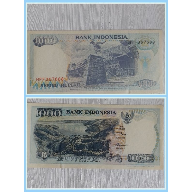 Uang kertas lama Rp. 1000,-