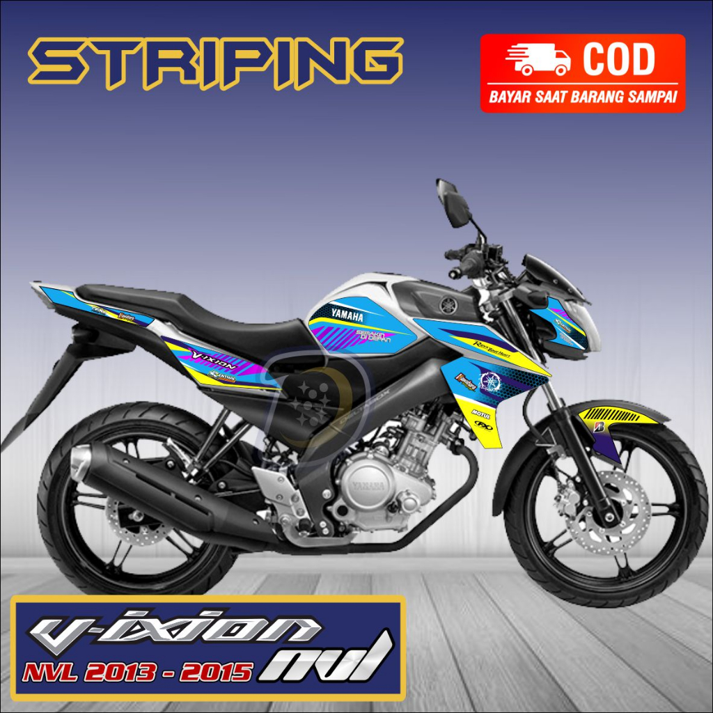 Striping Vixion Nvl 2014 2015 Stiker Lis Variasi Vixion Nvl Stiker Yamaha Vixion Nvl Road Race