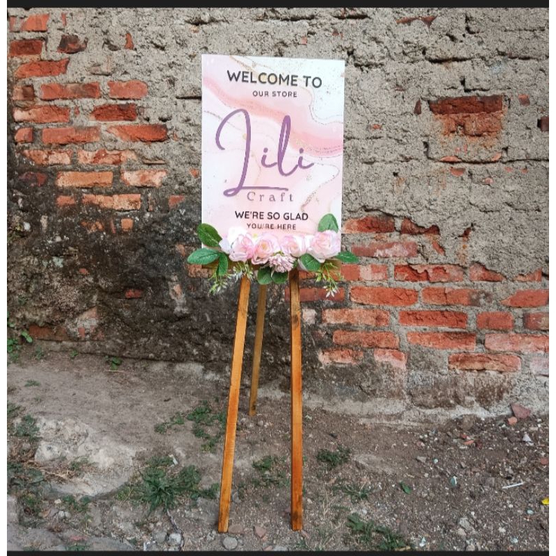 STAND FRAME | STAND KAYU | AKRILIK | AESTHETIC