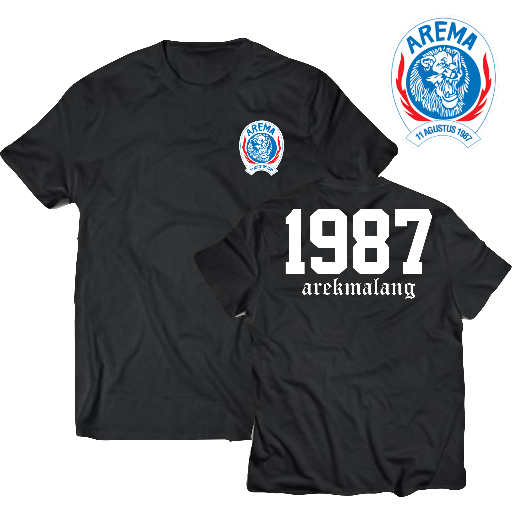 Kaos Arema 1987 / KAOS 1987 AREMA MURAH / KAOS AREMA
