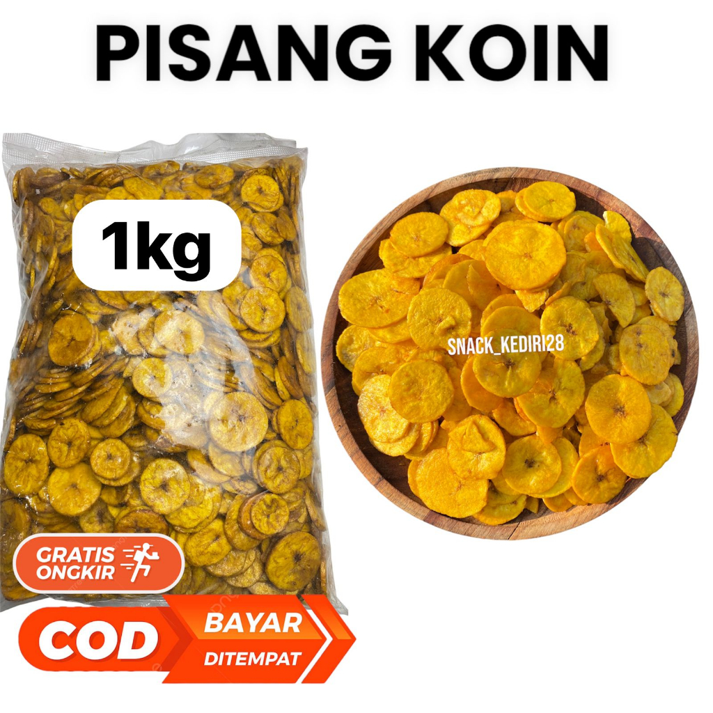 

Keripik Pisang Koin Manis 1KG