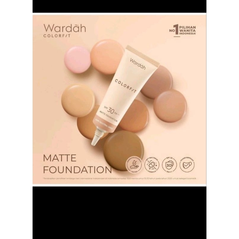 WARDAH COLORFIT MATTE FOUNDATION