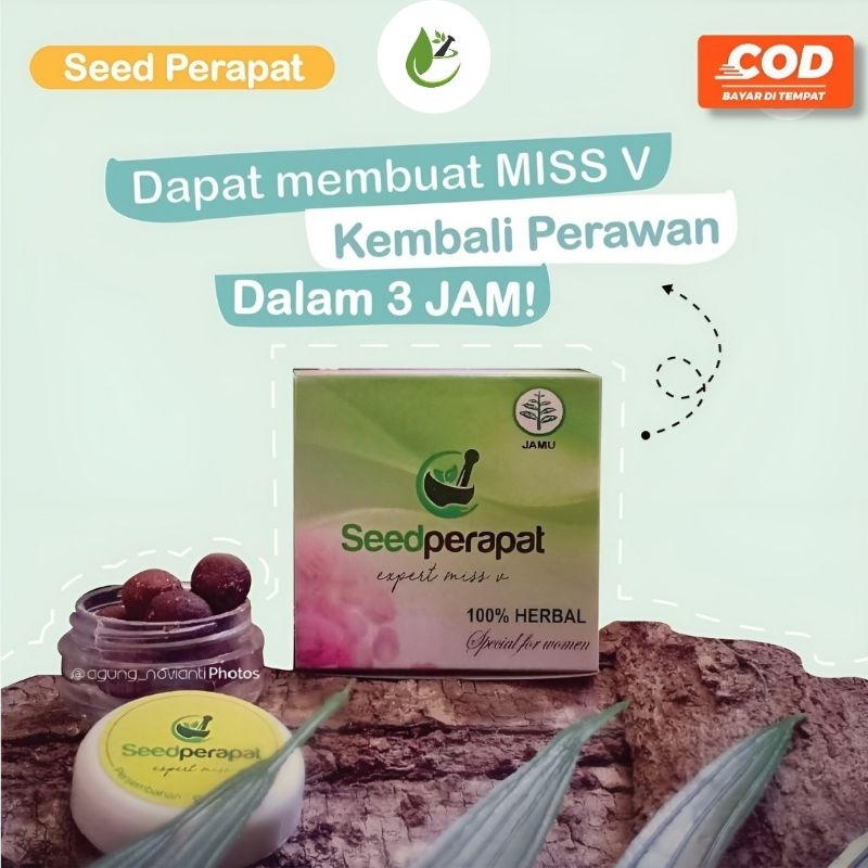 SEED PERAPAT Manjakani Perapat Miss V Herbal BPOM Perawatan Area Kewanitaan Alami Tanpa Efek Samping