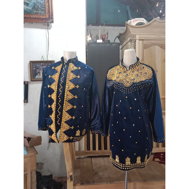 Set baju paet manik manik