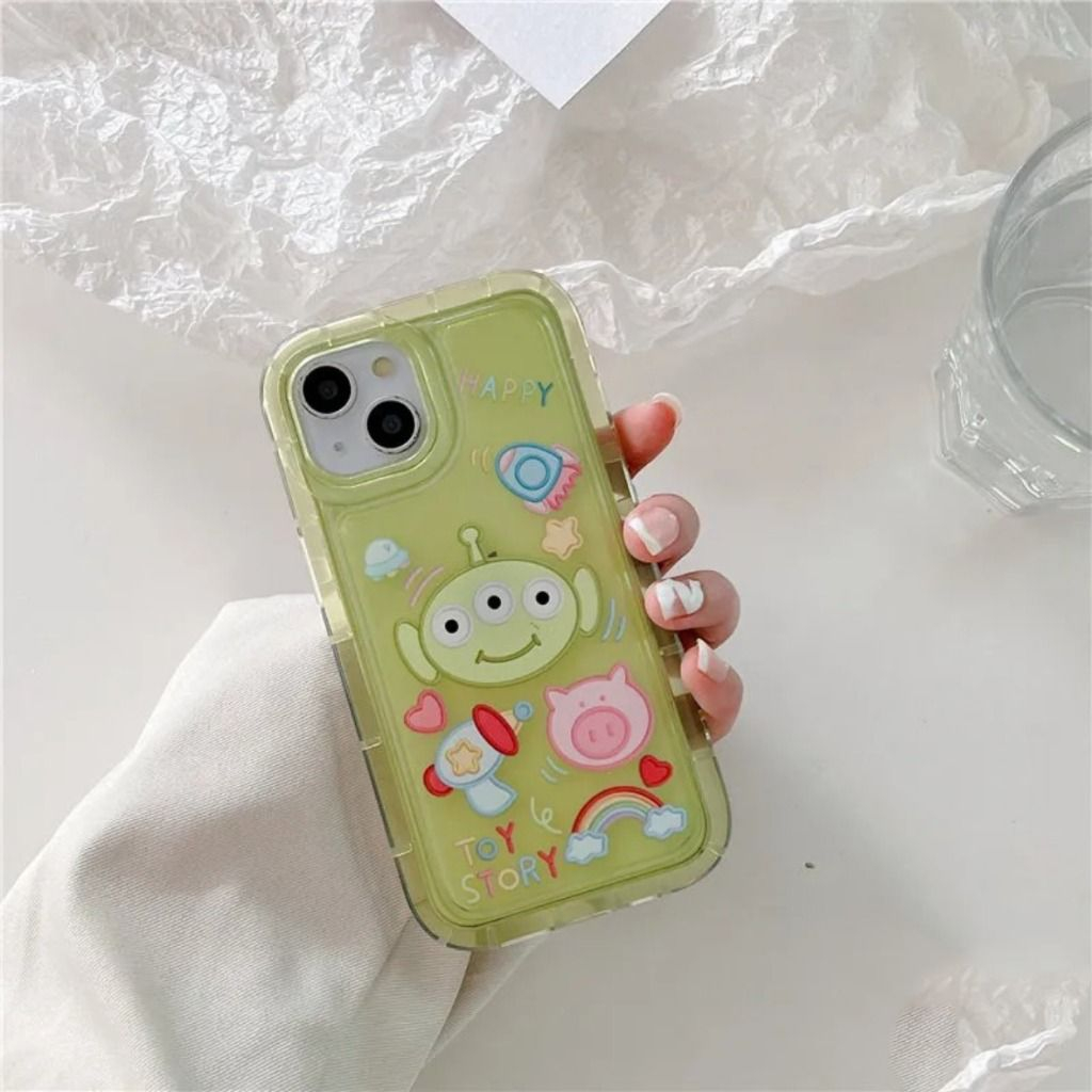 SS13 SS14 Clear Tpu Motif Toy Story Case For Samsung A30S A50 A50S A51 4G A54 5G M14 5G - White_Cell