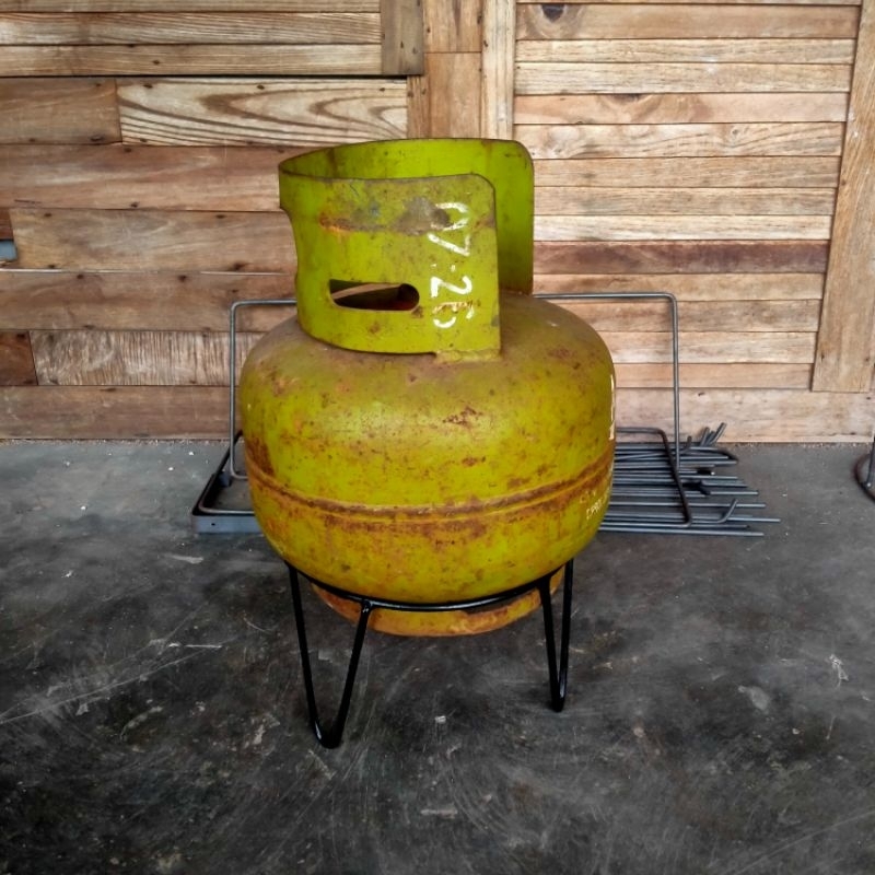 tatakan gas LPG 3kg tempat gas LPG 3kg minimalis