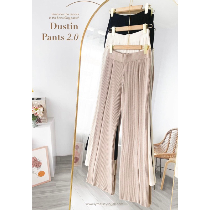 (READY) DUSTIN PANTS by ISH (iymelsayshijab) SIAP KIRIM