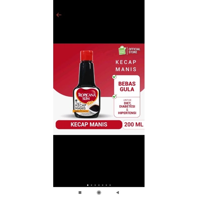 

tropicanaslim kecap asin 200ml
