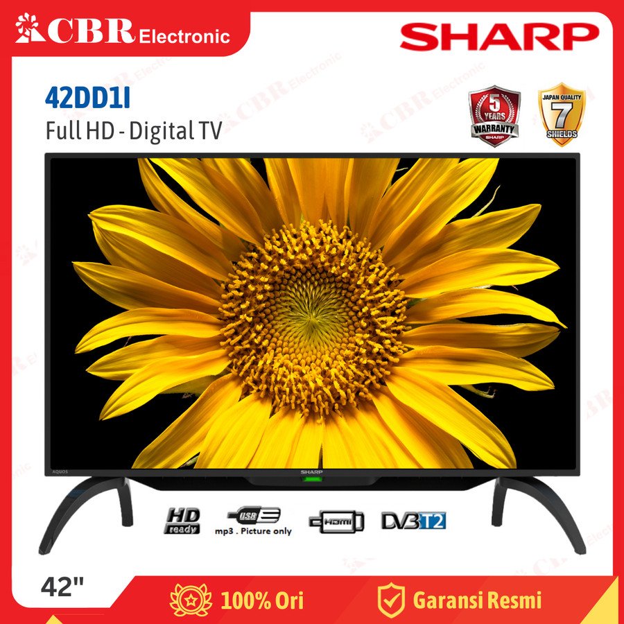 TV SHARP 42 Inch LED 42DD1I (Full HD-Digital TV)
