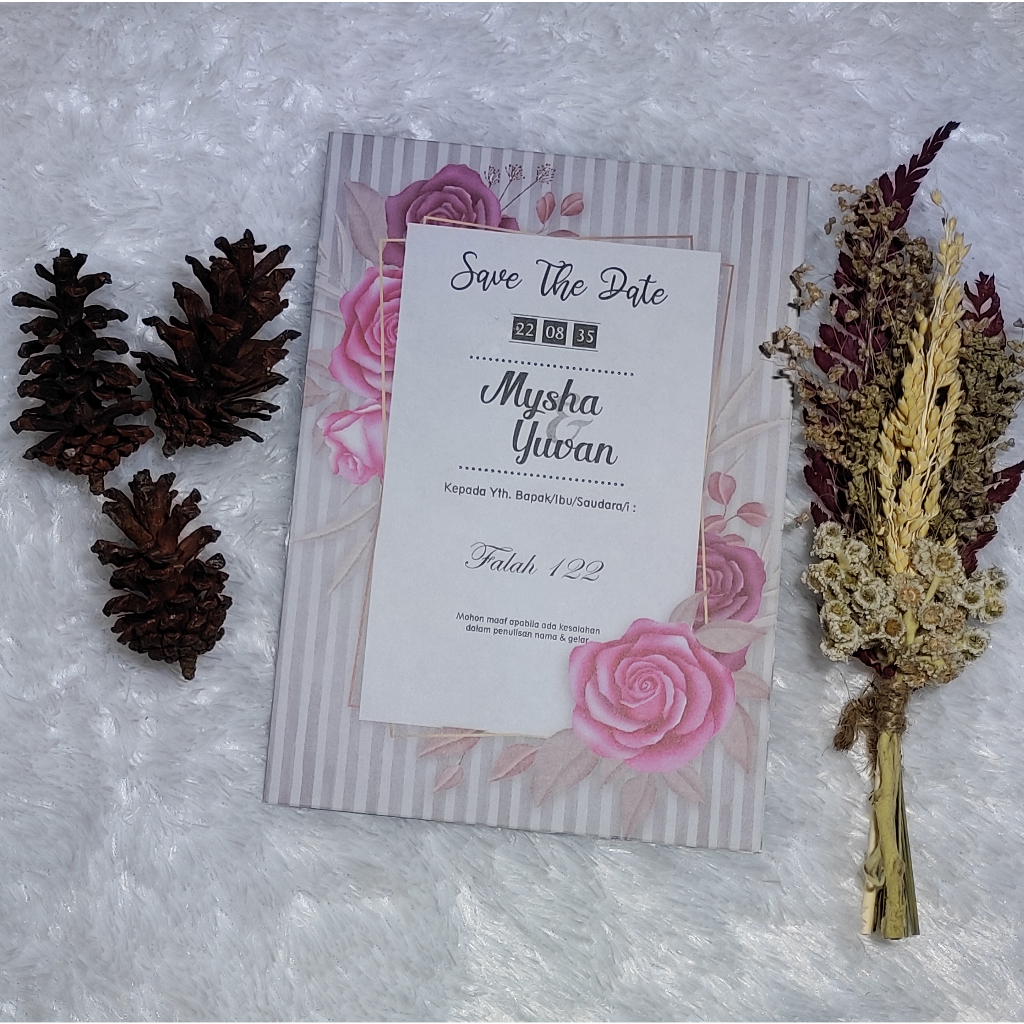 Undangan Pernikahan Aesthetic Murah Mewah Falah 122