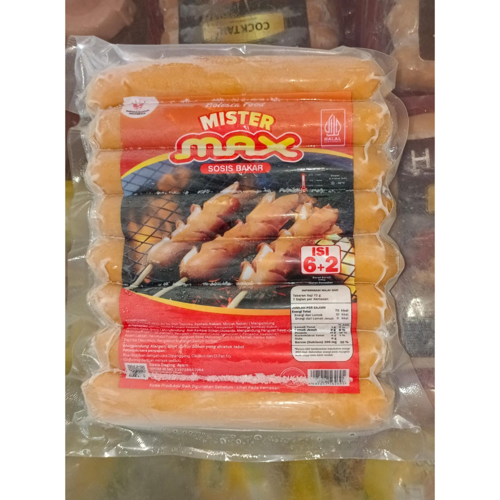 

New Mister Max Sosbak Ayam 6+2s 500gr