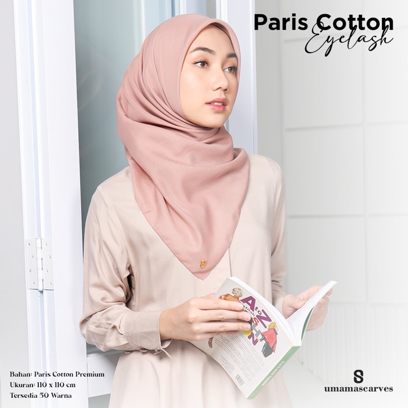 Segiempat Umama Scarves Paris cotton eyelash ory by umama