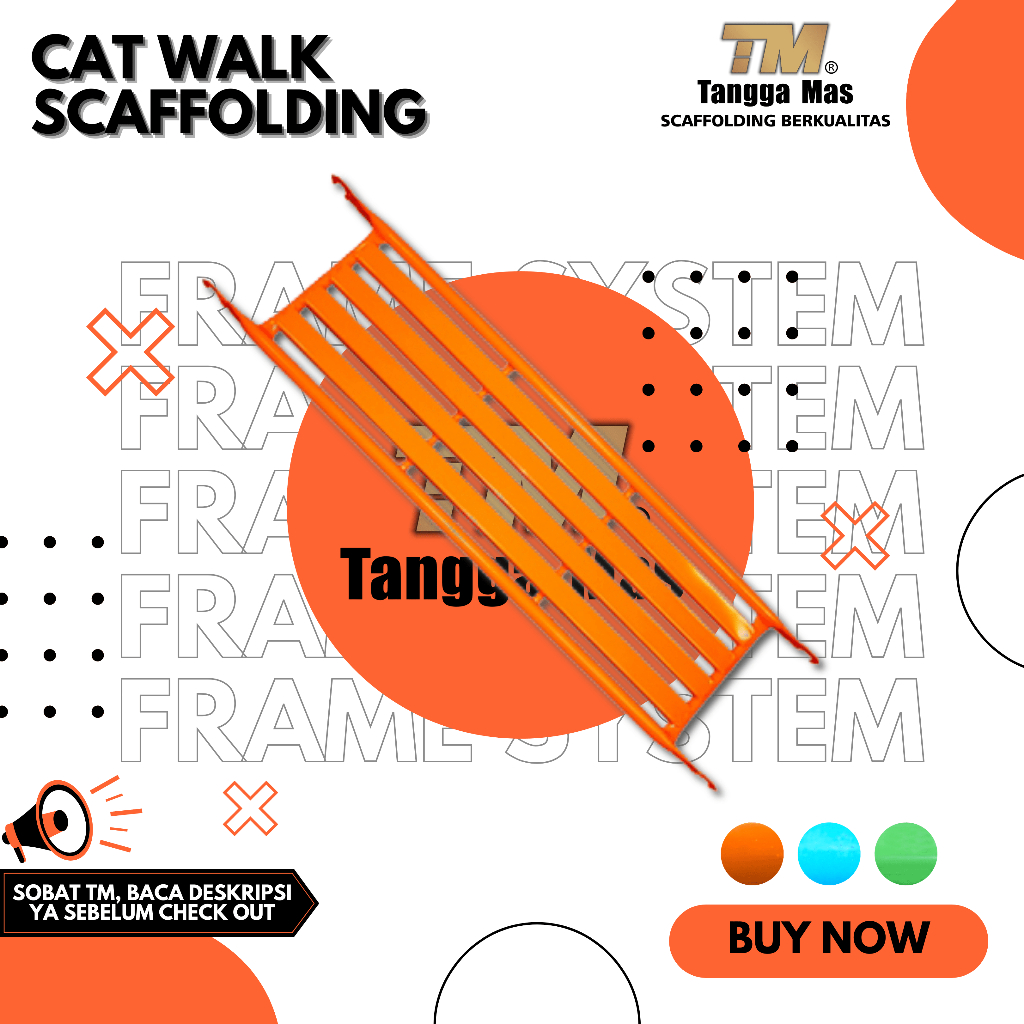 

CAT WALK / PIJAKAN SCAFFOLDING PERANCAH STEGER ANDANG TERMURAH BERKUALITAS